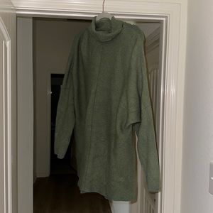 Army Green Sweater Dress